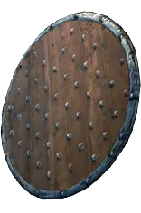 Studded Round Shield